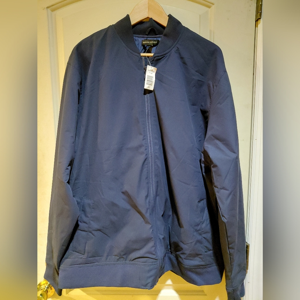 Banana Republic Men's Blue Jacket Size XXL